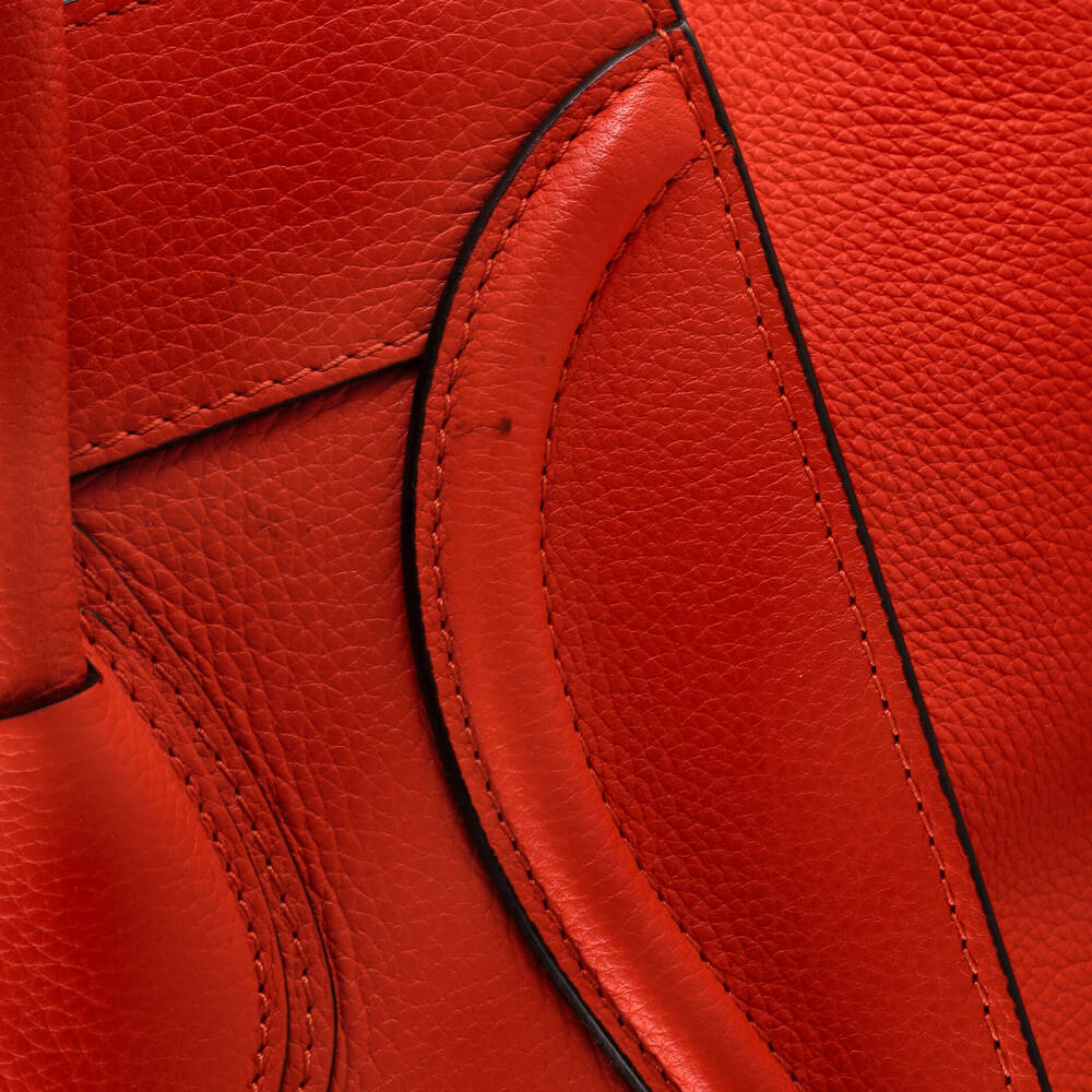 Celine Luggage Bag Grainy Leather Mini #247210C79B - Picture 6 of 8